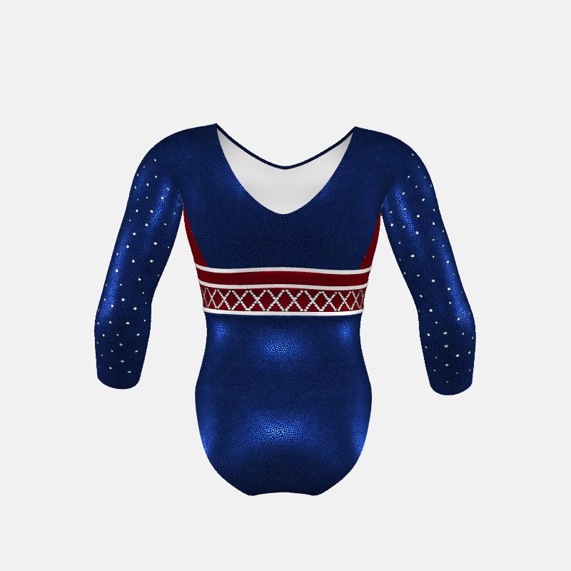 Olympic Gymnastics Leotard, worn by Dominique Dawes